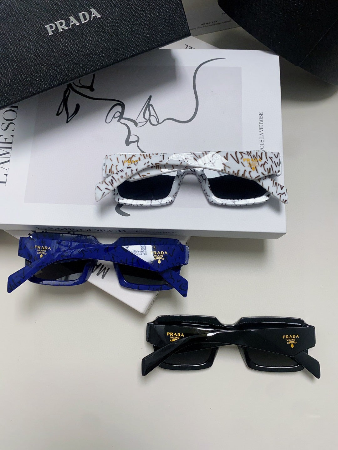 Prada Fashion Gray Lens Sunglasses for Women - 449403 - detail image 8