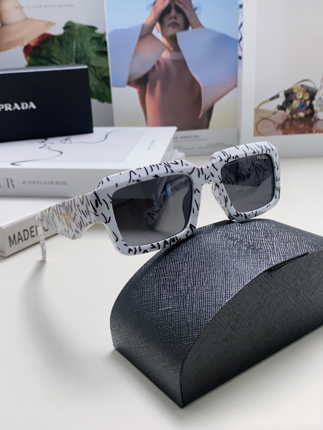 Prada Fashion Gray Lens Sunglasses for Women - 449403 - detail image 7