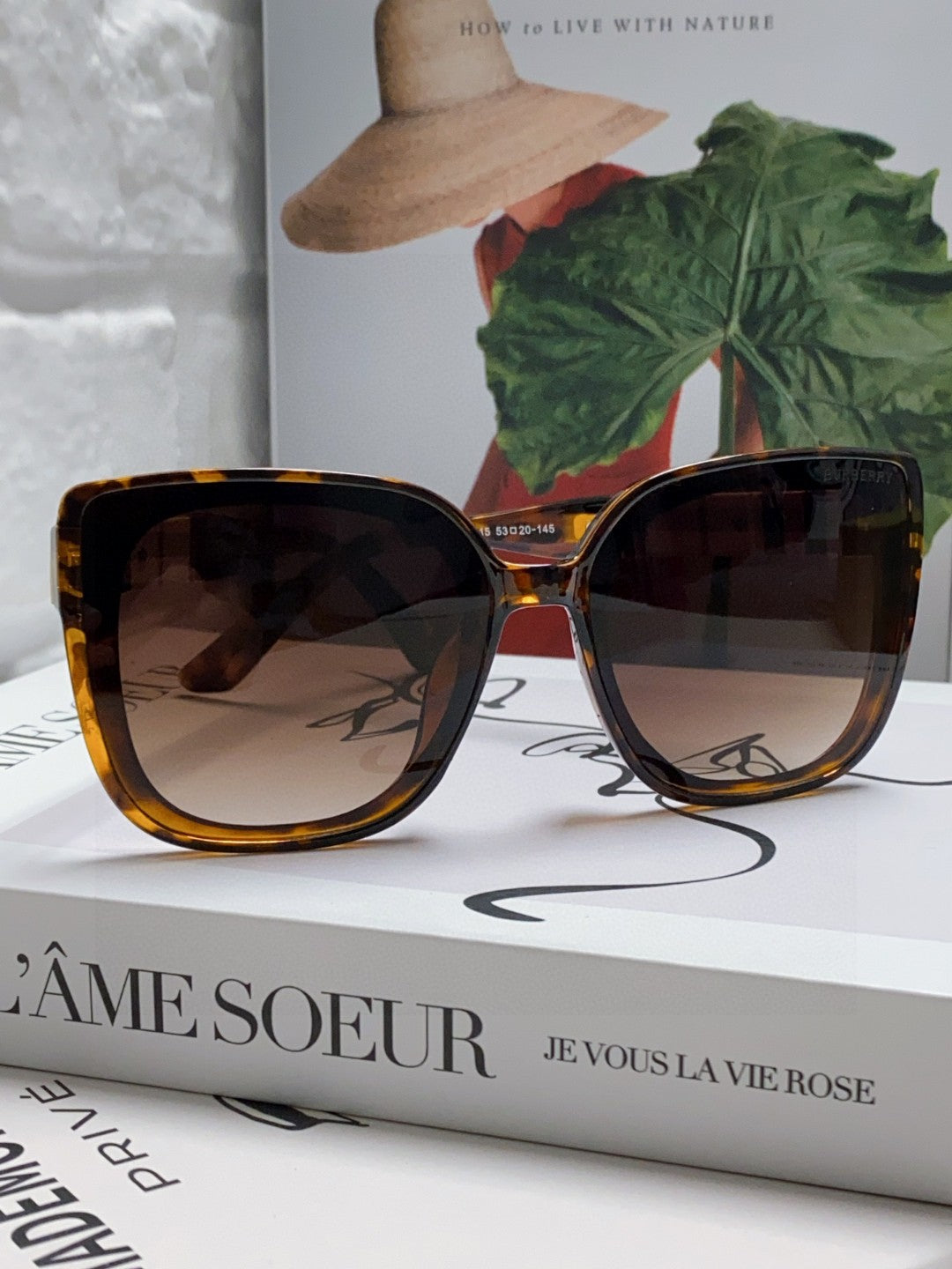 Burberry Oversized Black Lens Sunglasses for Men & Women - 358595