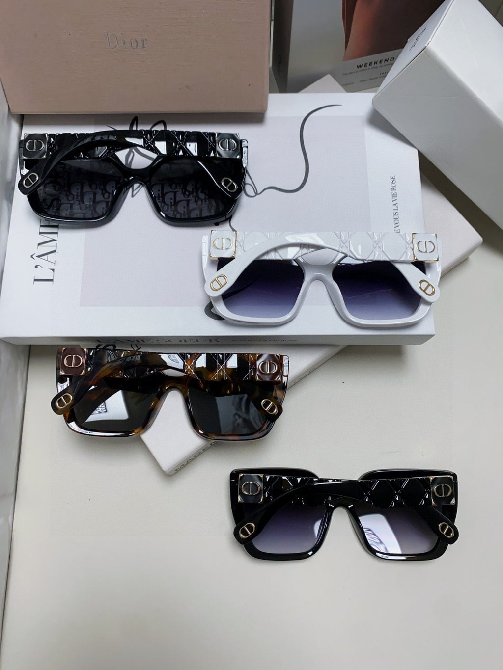 Dior Fashion Silver Lens Sunglasses for Women - 371933 - detail image 8