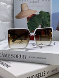 Burberry Oversized Brown Lens Sunglasses for Women - 416063