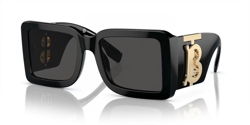 Burberry Oversized Gold Lens Sunglasses for Men & Women - 416033