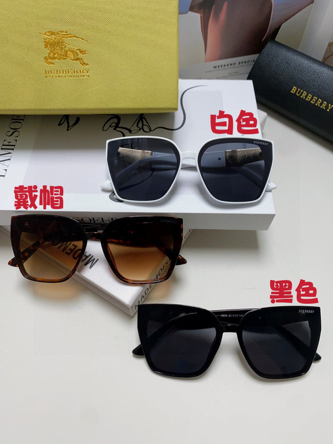 Burberry Fashion Brown Lens Sunglasses for Men & Women - 449615 - detail image 8