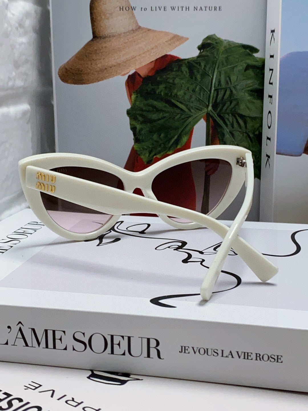 Miu Miu Cat-Eye Silver Lens Sunglasses for Men & Women - 432706 - detail image 2