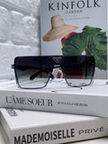 Prada Oversized Silver Lens Sunglasses for Men & Women - 487179