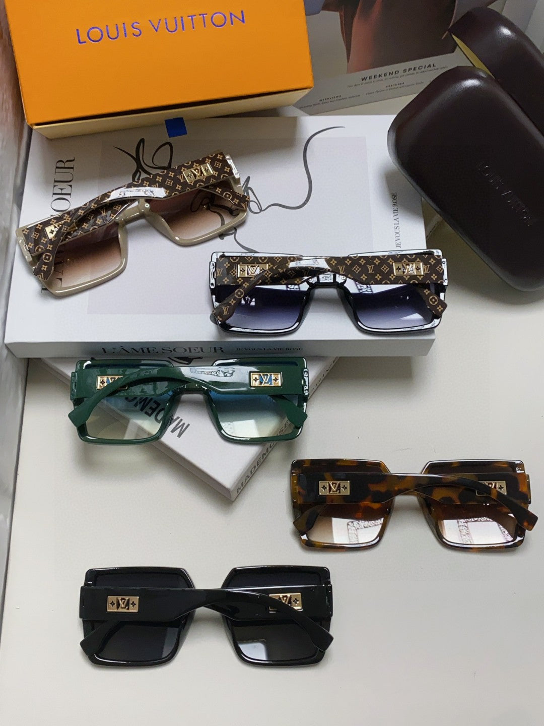 Louis Vuitton Polarized Oversized Gray Lens Sunglasses for Men & Wome - 933764 - detail image 8