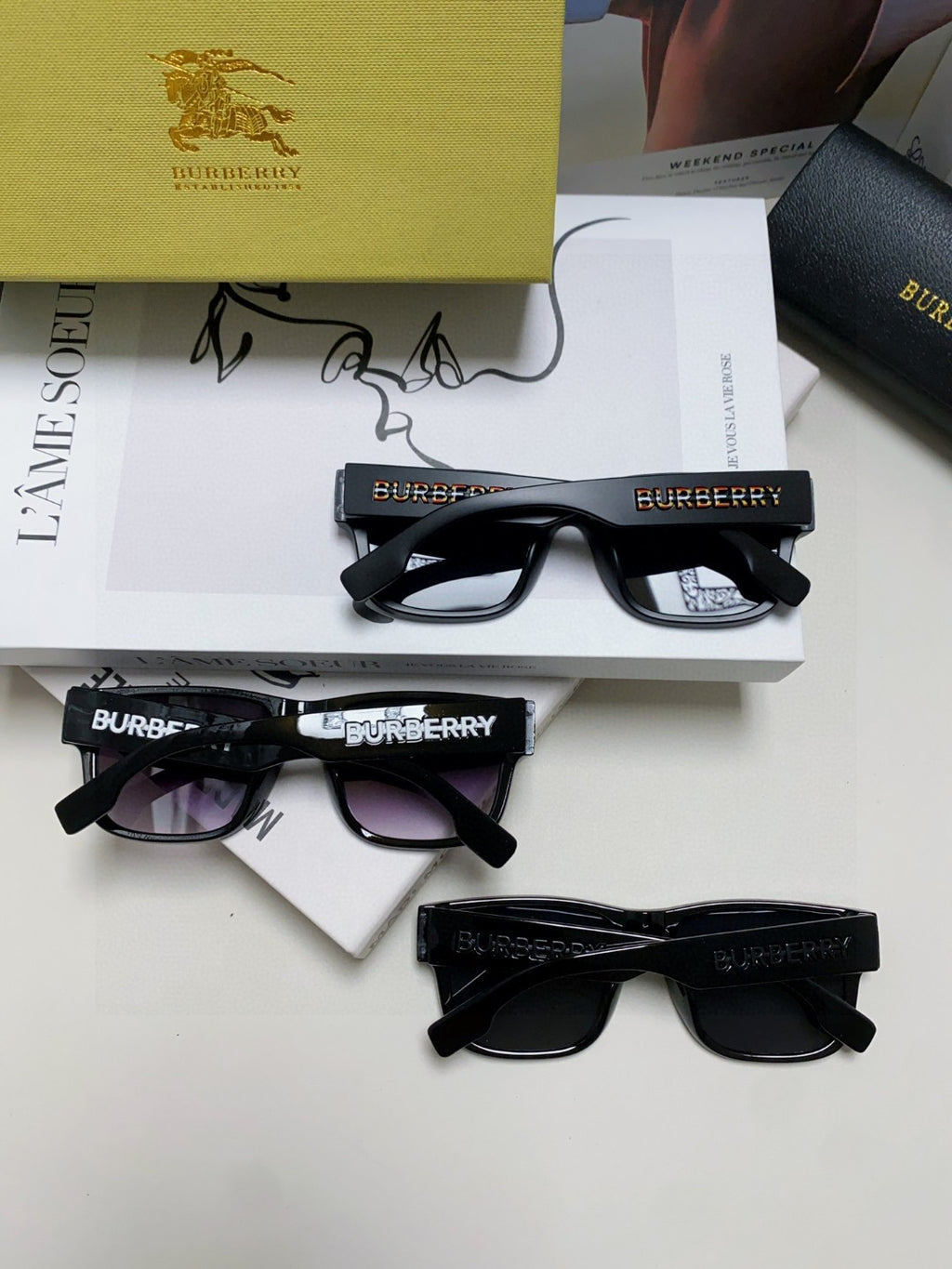 Burberry Fashion Gray Lens Sunglasses for Men & Women - 372330 - detail image 8