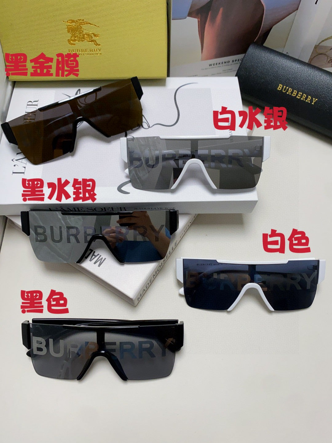 Burberry Fashion Gray Lens Sunglasses for Men & Women - 372325 - detail image 9
