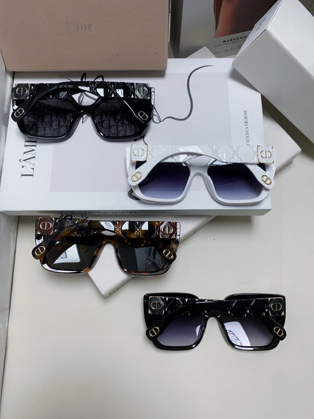 Dior Fashion Silver Lens Sunglasses for Women - 382433 - detail image 8
