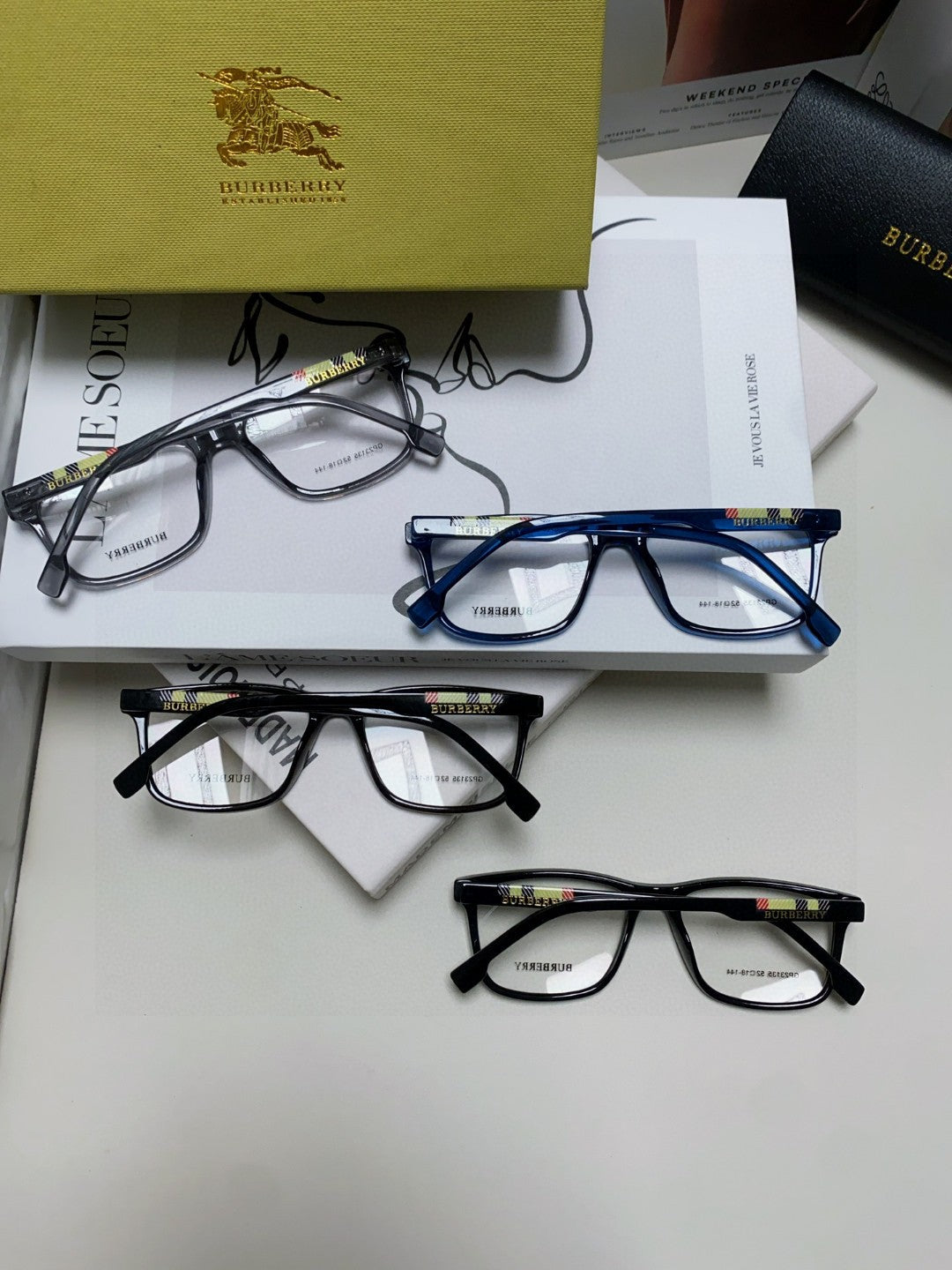 Burberry Fashion Gray Lens Sunglasses for Men - 399105 - detail image 8