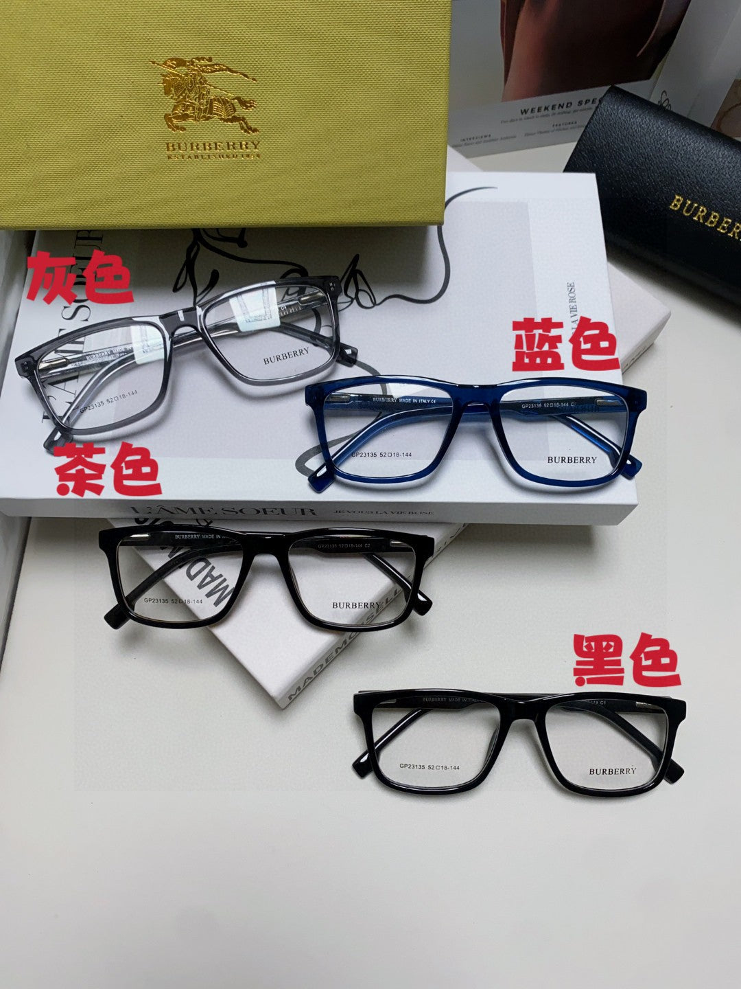 Burberry Fashion Gray Lens Sunglasses for Men - 399105 - detail image 9
