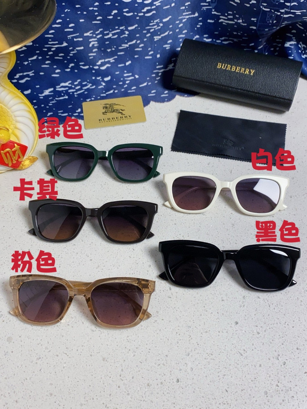 Burberry Polarized Fashion Silver Lens Sunglasses for Men & Women - 399110 - detail image 11