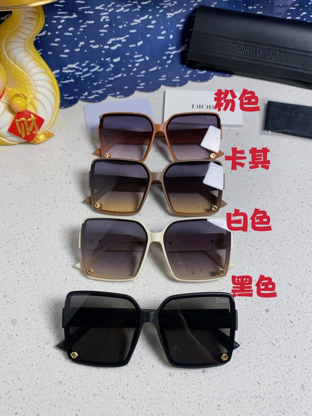 Dior Polarized Fashion Gray Lens Sunglasses for Women - detail image 12