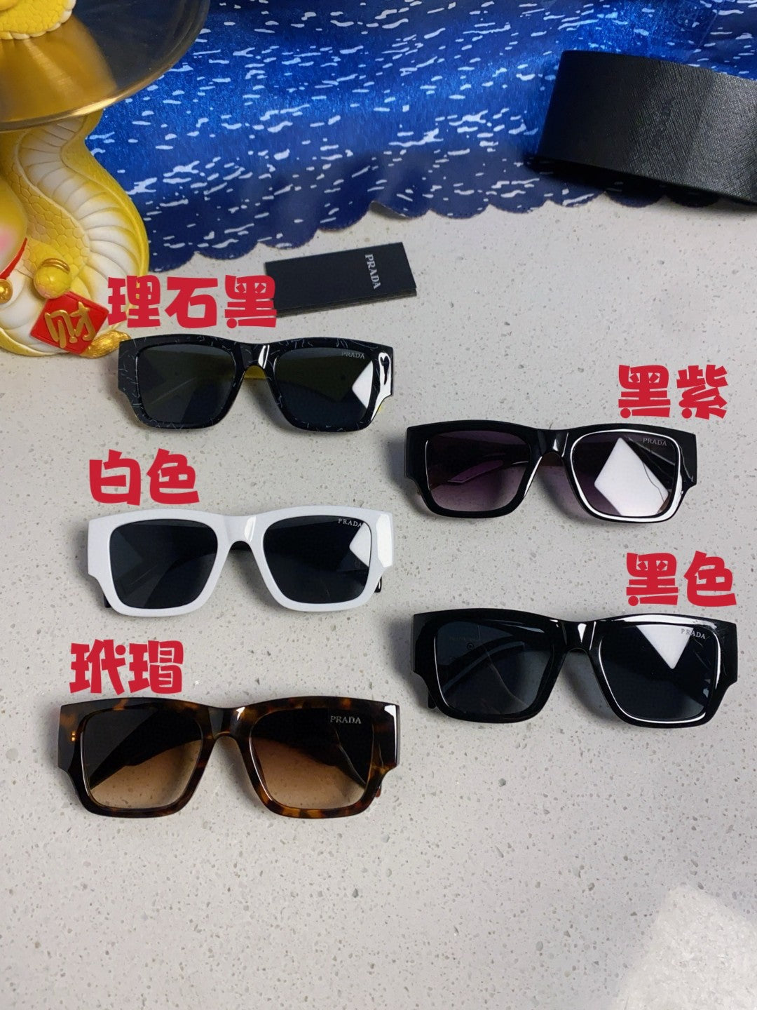 Prada Fashion Silver Lens Sunglasses for Men & Women - 358426 - detail image 12