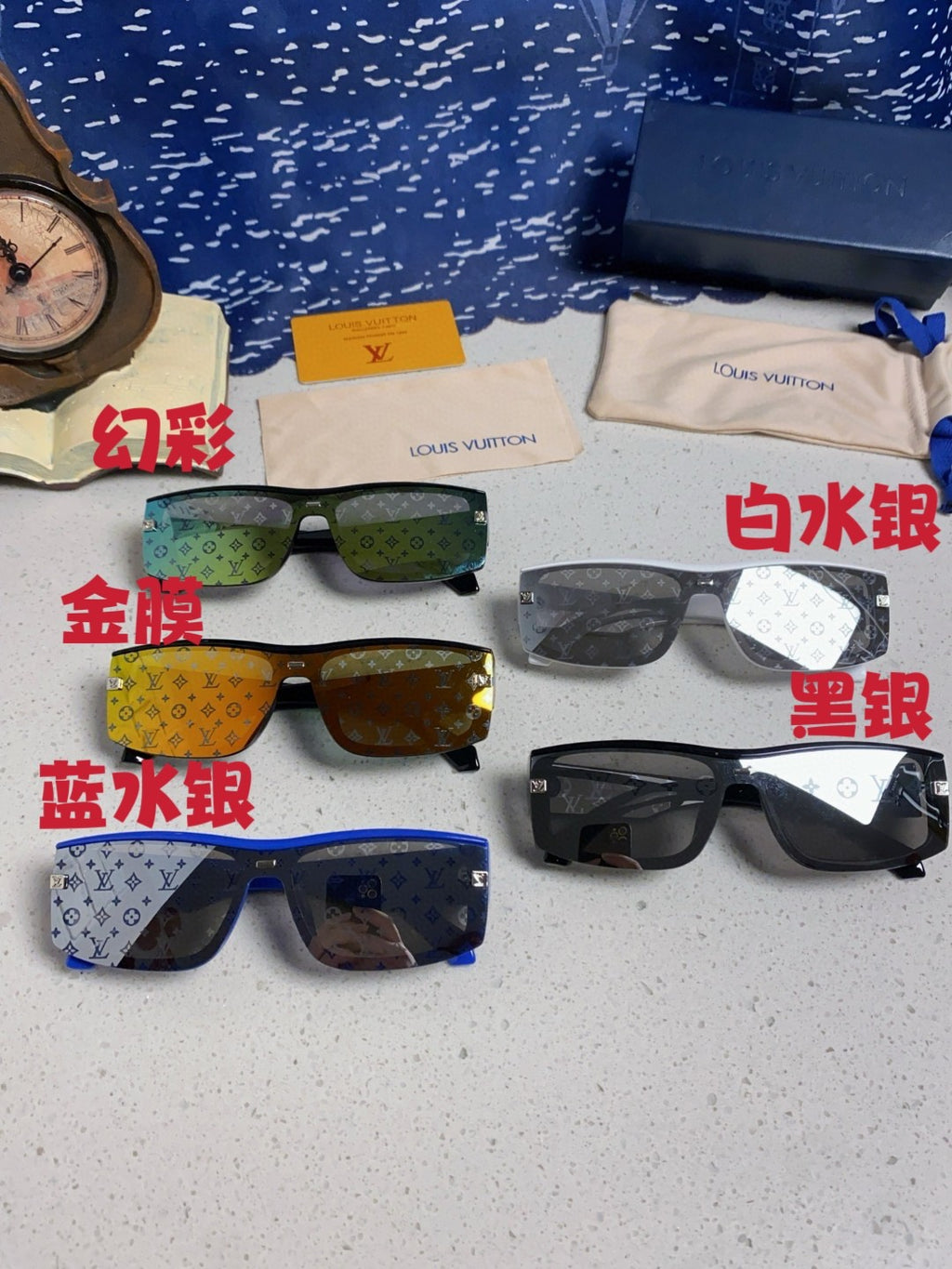 Louis Vuitton Fashion Orange Lens Sunglasses for Men & Women - detail image 12