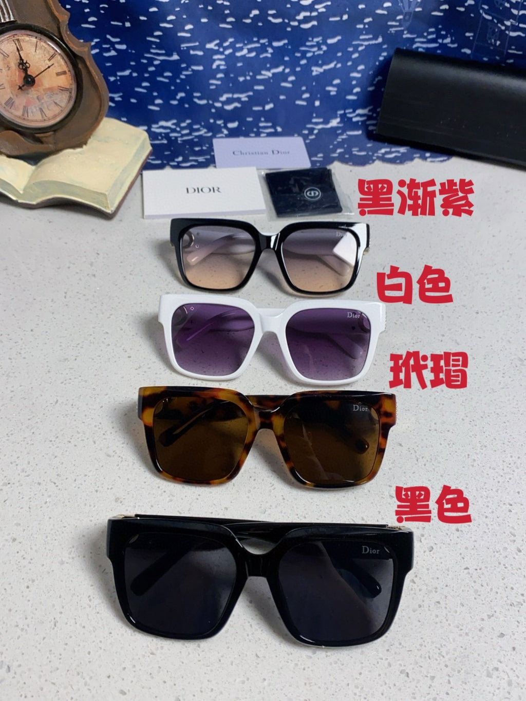 Dior Oversized Silver Lens Sunglasses for Women - 431740 - detail image 12