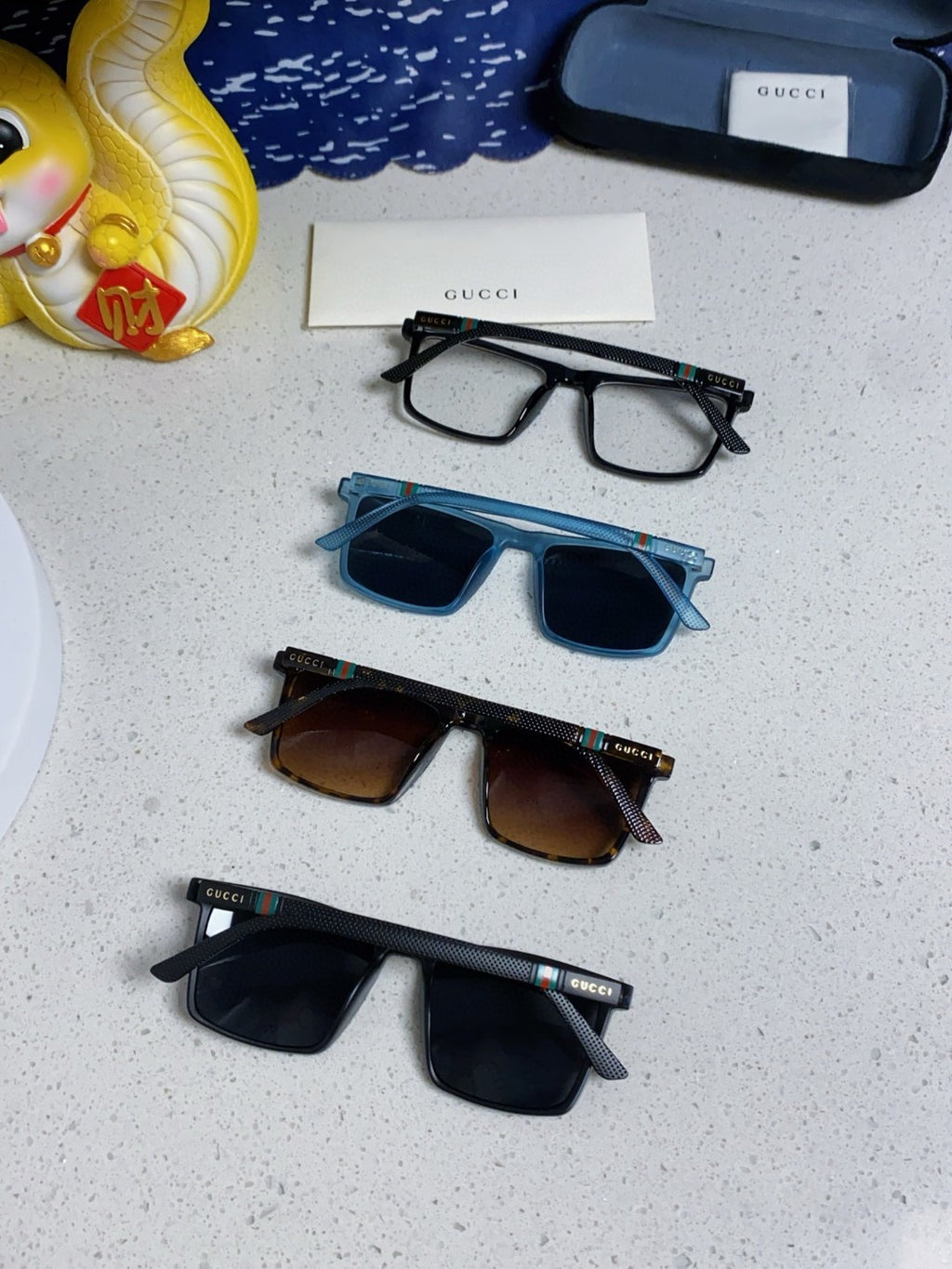 Gucci Polarized Fashion Blue Lens Sunglasses for Men & Women - 132291 - detail image 9