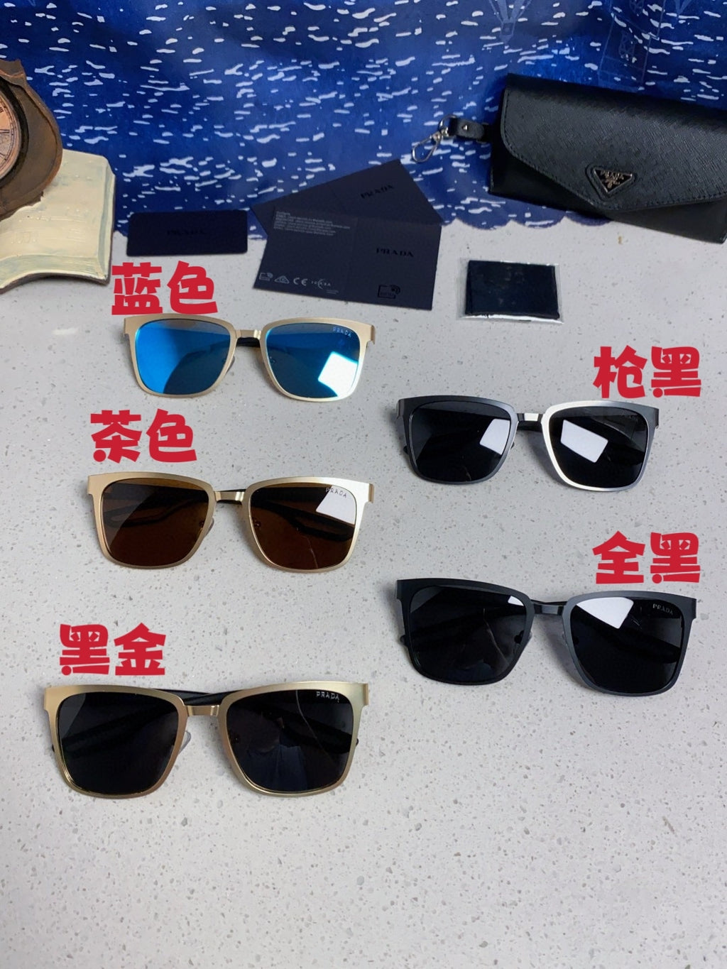Prada Fashion Silver Lens Sunglasses for Men & Women - 998151 - detail image 12