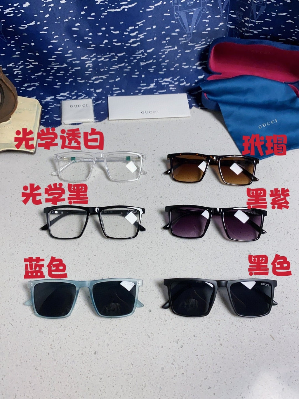 Gucci Polarized Fashion Silver Lens Sunglasses for Men & Women - 414986 - detail image 12