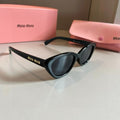 Miu Miu Cat-Eye Silver Lens Sunglasses for Men & Women - 372433
