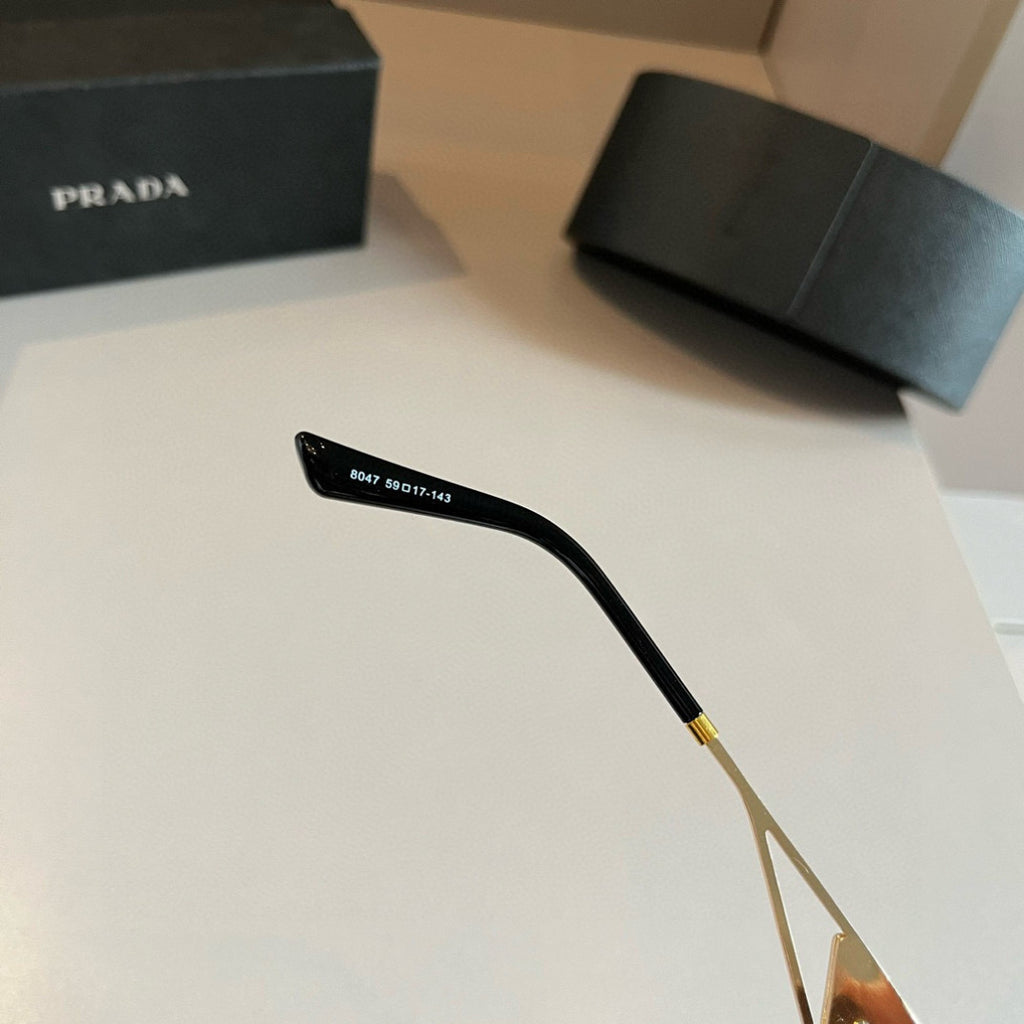Prada Polarized Fashion Brown Lens Sunglasses for Men - 372133 - detail image 6