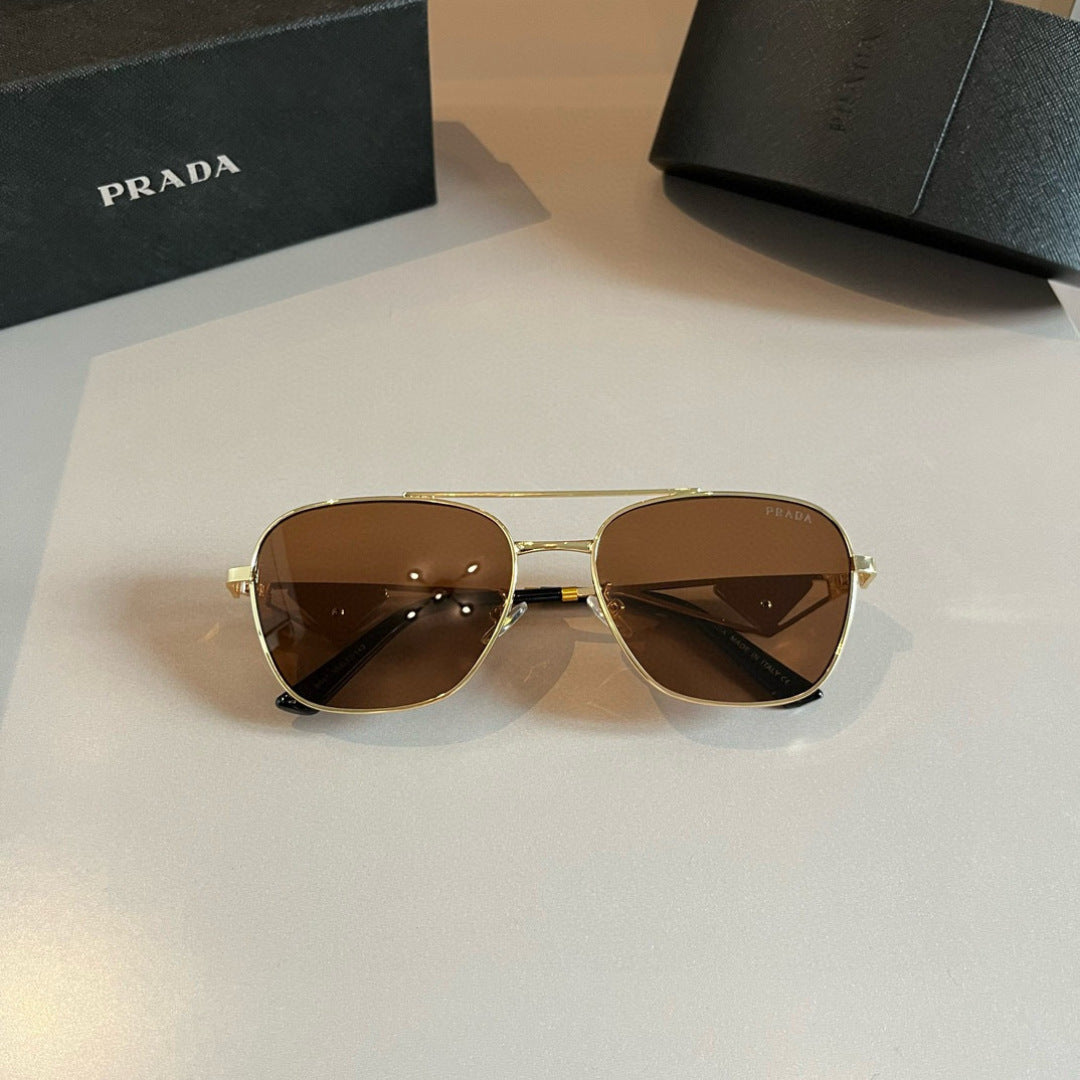 Prada Polarized Fashion Brown Lens Sunglasses for Men - 372133 - detail image 2
