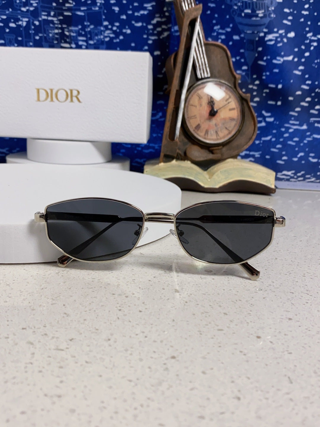 Dior Metal Round Silver Lens Sunglasses for Men & Women - 398708 - detail image 10