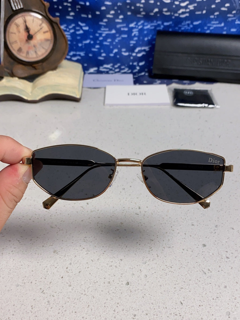 Dior Metal Round Silver Lens Sunglasses for Men & Women - 158406 - detail image 3