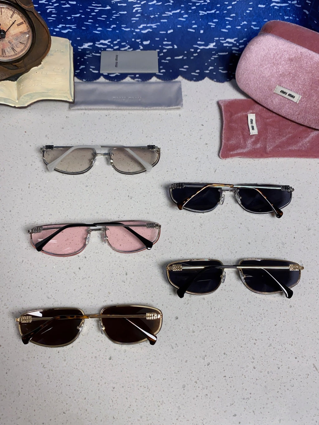 Miu Miu Fashion Pink Lens Sunglasses for Men & Women - detail image 12
