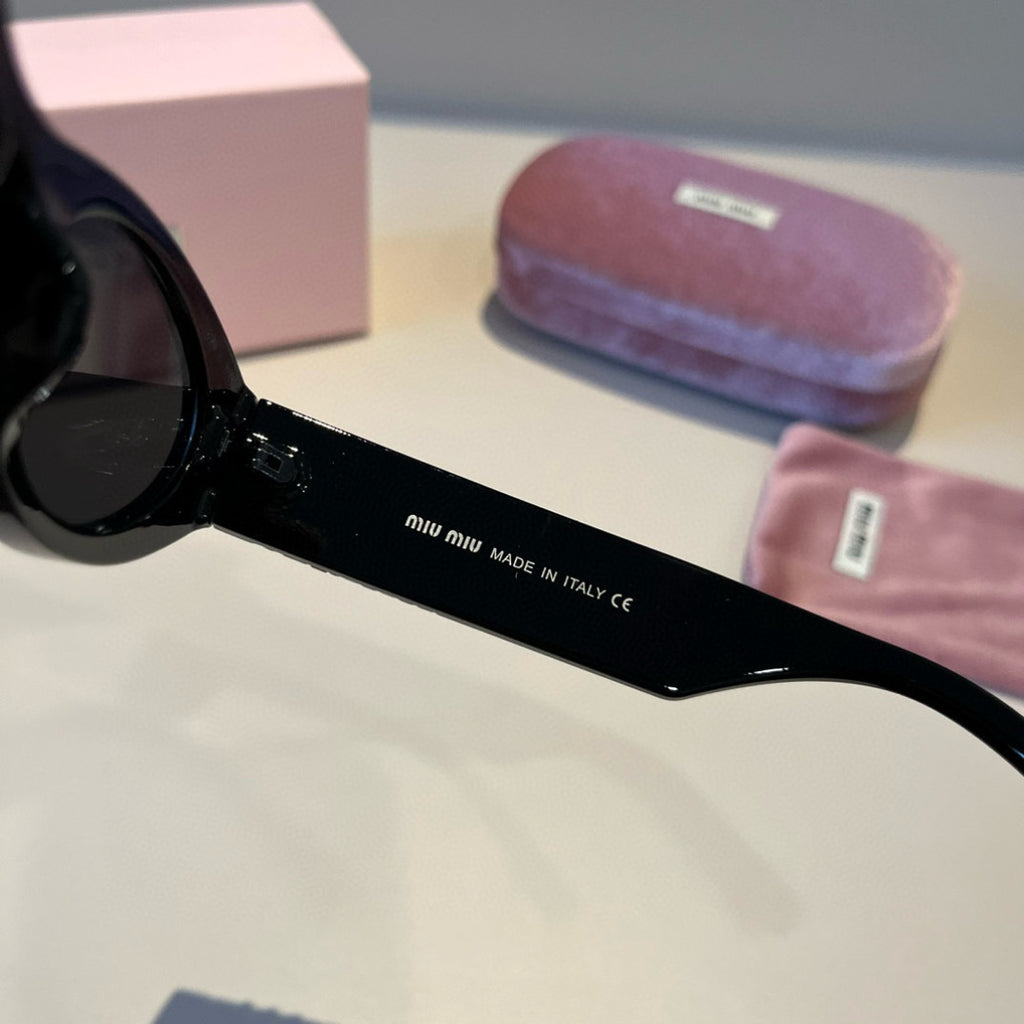 Miu Miu Cat-Eye Black Lens Sunglasses for Men & Women - 432654 - detail image 9