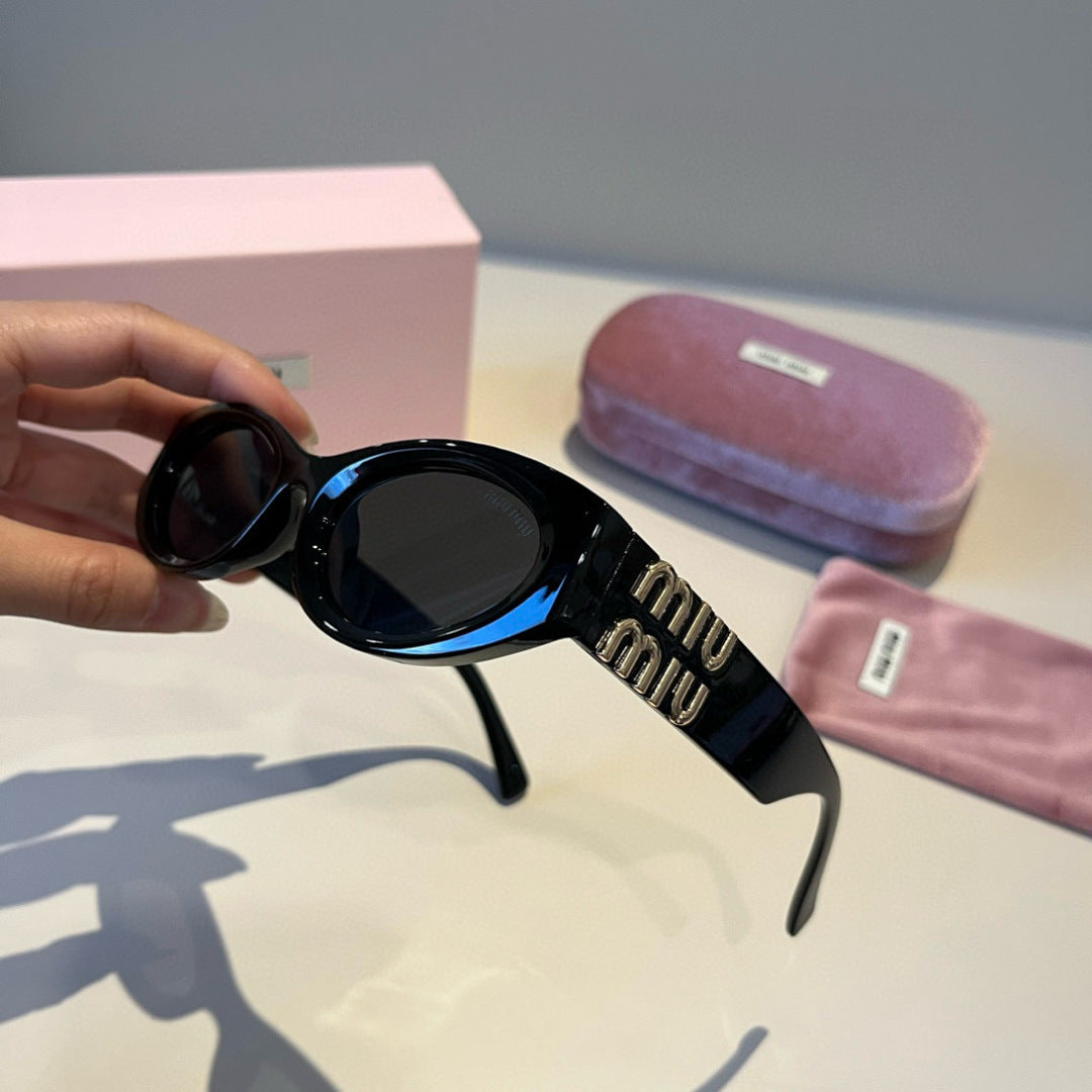 Miu Miu Cat-Eye Black Lens Sunglasses for Men & Women - 382962 - detail image 4