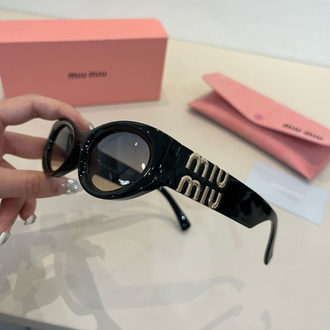 Miu Miu Cat-Eye Silver Lens Sunglasses for Men & Women - 432655 - detail image 4
