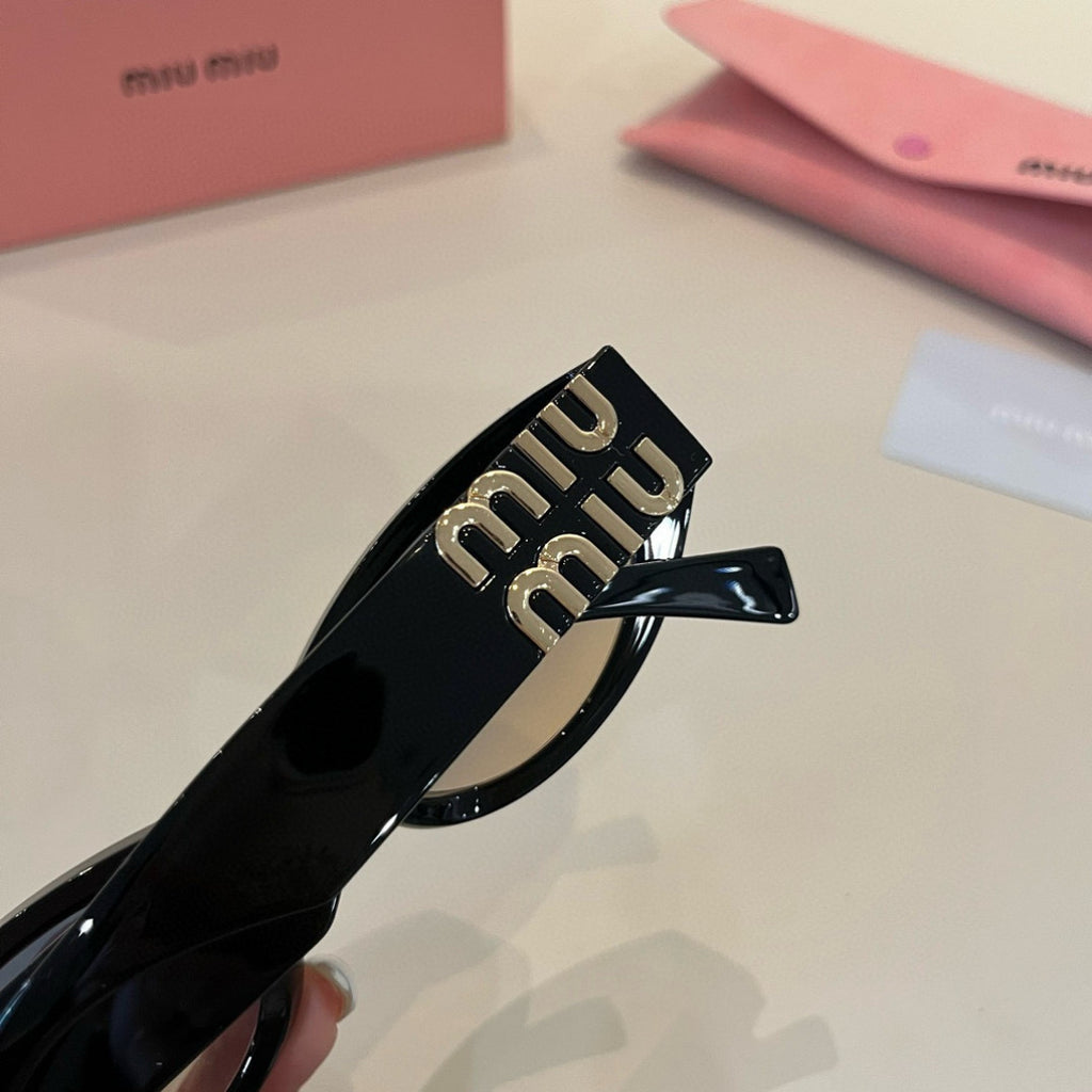 Miu Miu Cat-Eye Silver Lens Sunglasses for Men & Women - 432655 - detail image 7