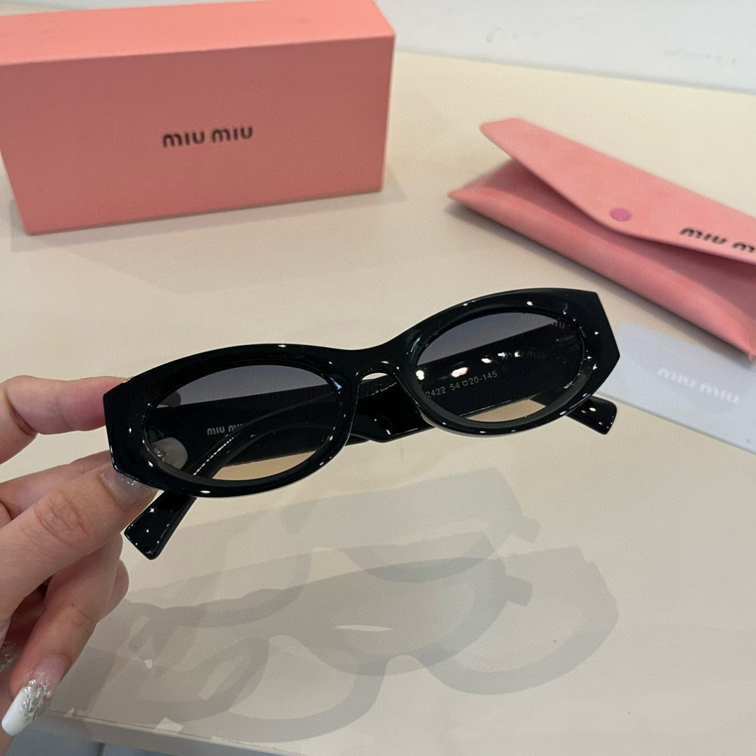 Miu Miu Cat-Eye Silver Lens Sunglasses for Men & Women - 432655 - detail image 5