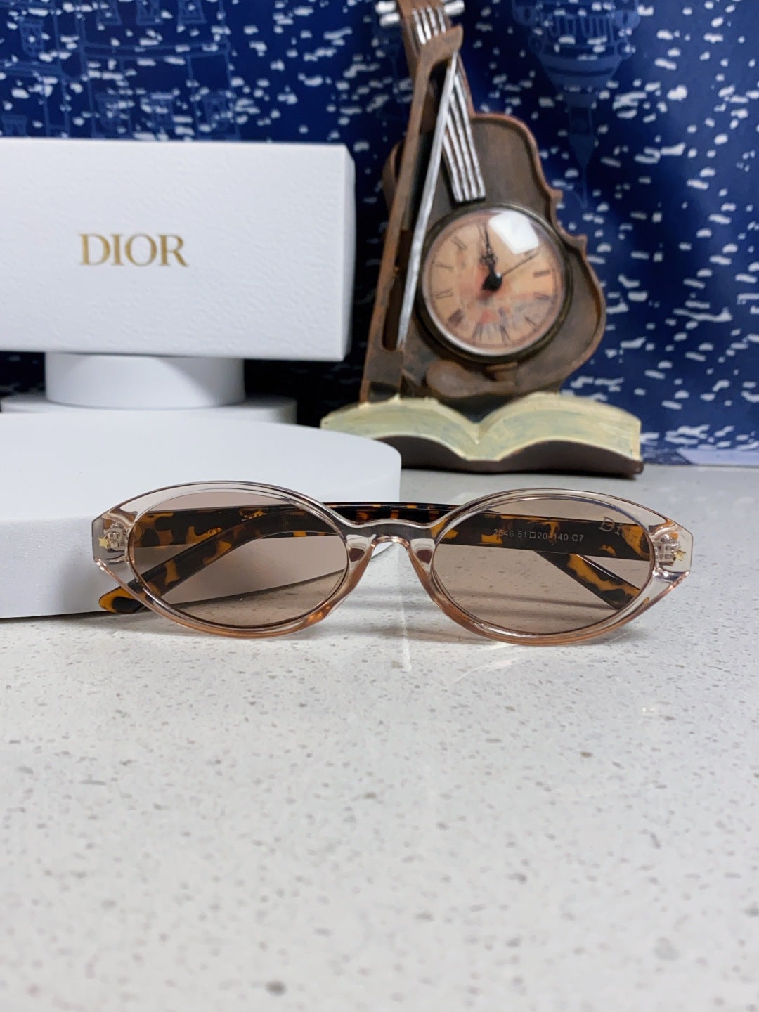 Dior Cat-Eye Silver Lens Sunglasses for Women - 431726 - detail image 9
