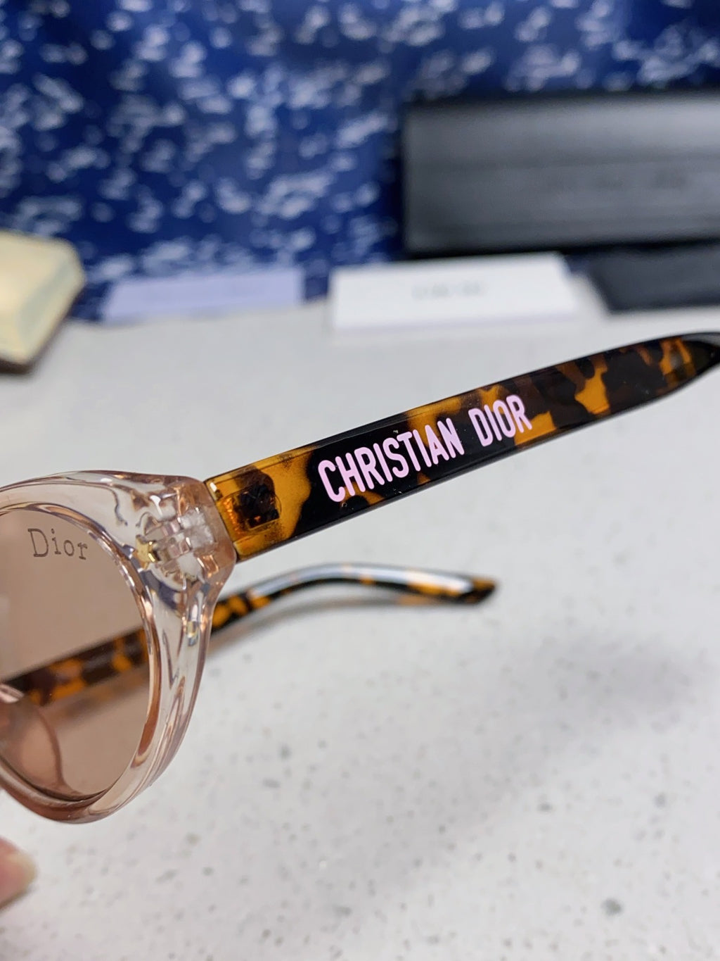 Dior Cat-Eye Silver Lens Sunglasses for Women - 431726 - detail image 7