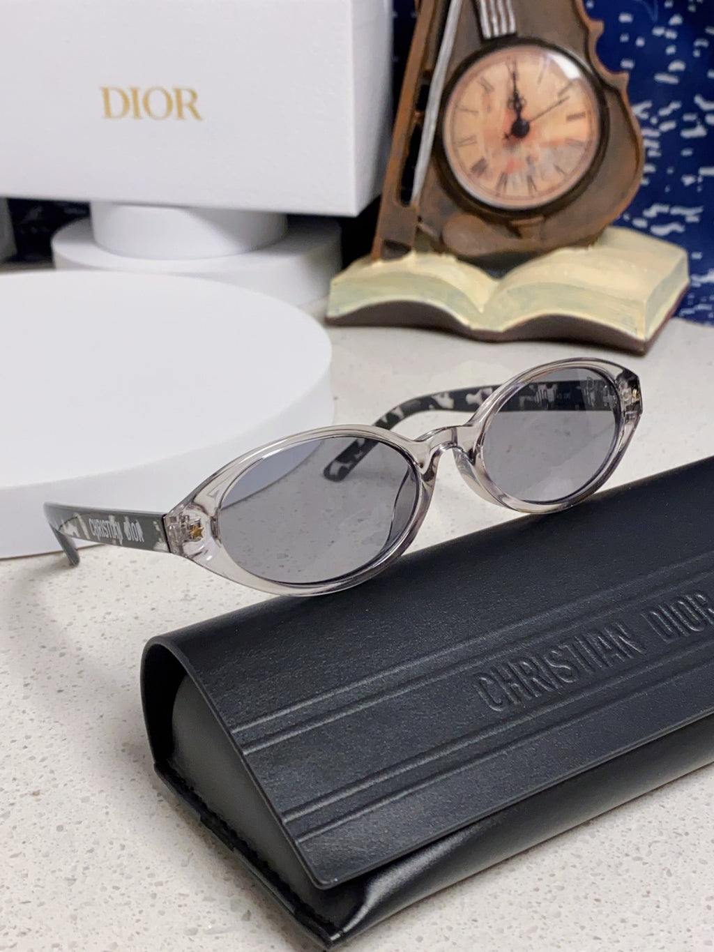 Dior Cat-Eye Silver Lens Sunglasses for Women - 431727 - detail image 10