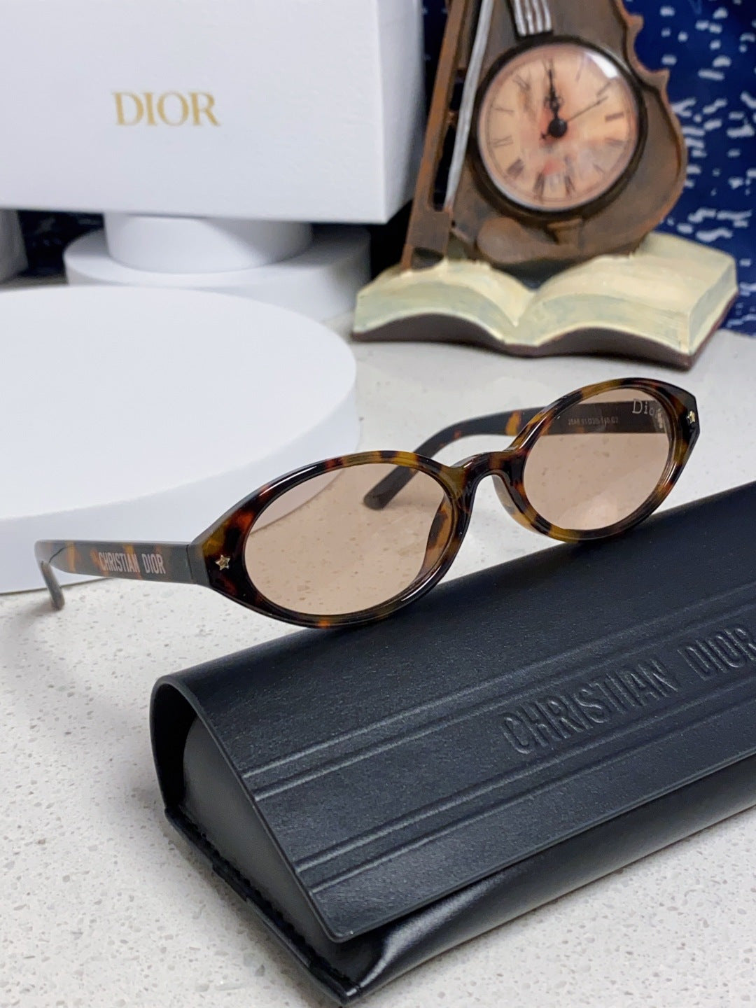 Dior Cat-Eye Black Lens Sunglasses for Women - 867119 - detail image 11