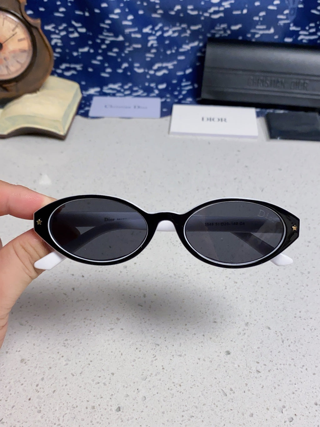 Dior Cat-Eye Silver Lens Sunglasses for Women - detail image 4