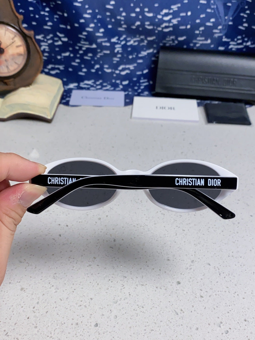Dior Cat-Eye Silver Lens Sunglasses for Women - detail image 5