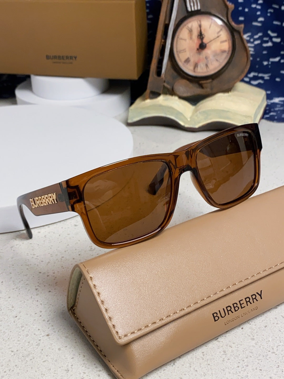 Burberry Polarized Square Brown Lens Sunglasses for Men & Women - 416049 - detail image 10