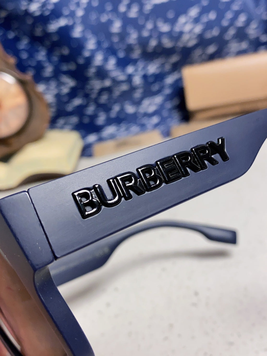 Burberry Polarized Square Black Lens Sunglasses for Men & Women - 867197 - detail image 6