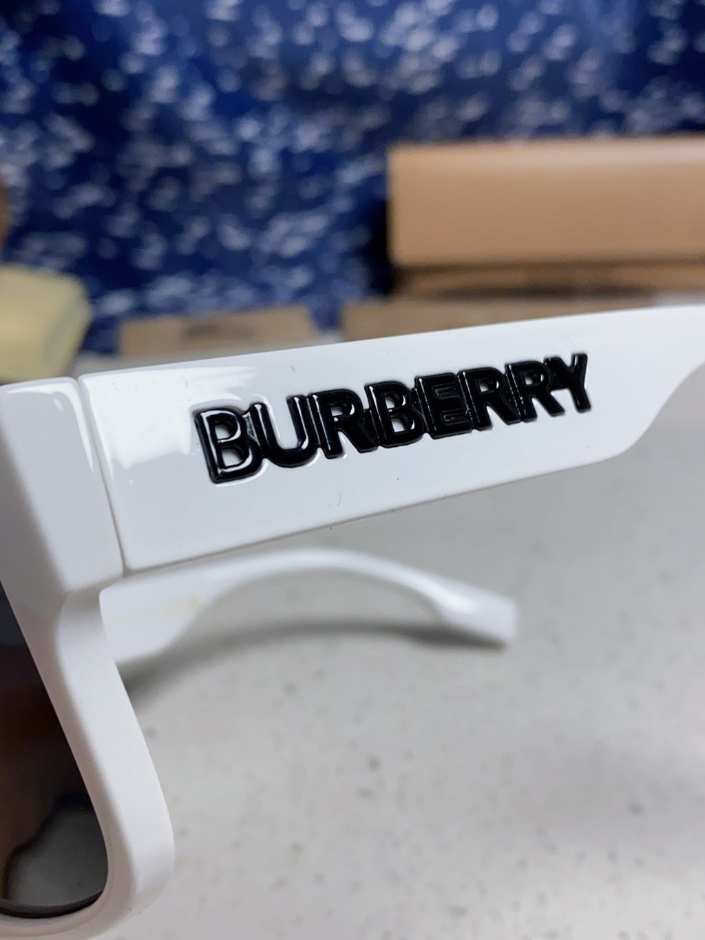 Burberry Polarized Square Silver Lens Sunglasses for Men & Women - 416053 - detail image 7