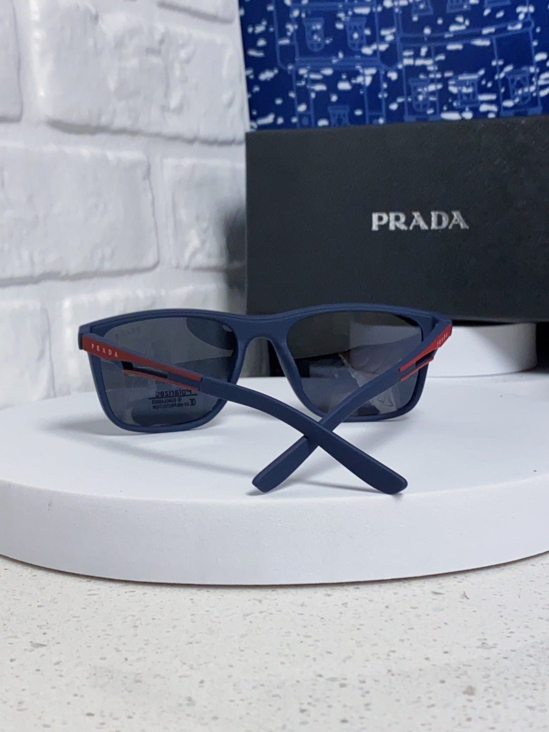 Prada Polarized Fashion Blue Lens Sunglasses for Men & Women - 415679 - detail image 3