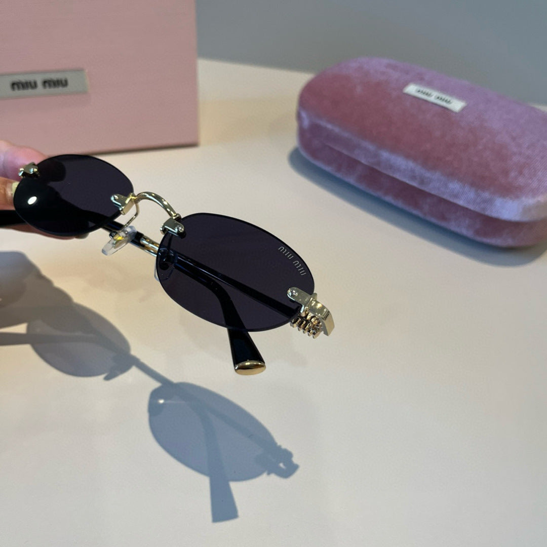 Miu Miu Fashion Silver Lens Sunglasses for Men & Women - 416239 - detail image 4
