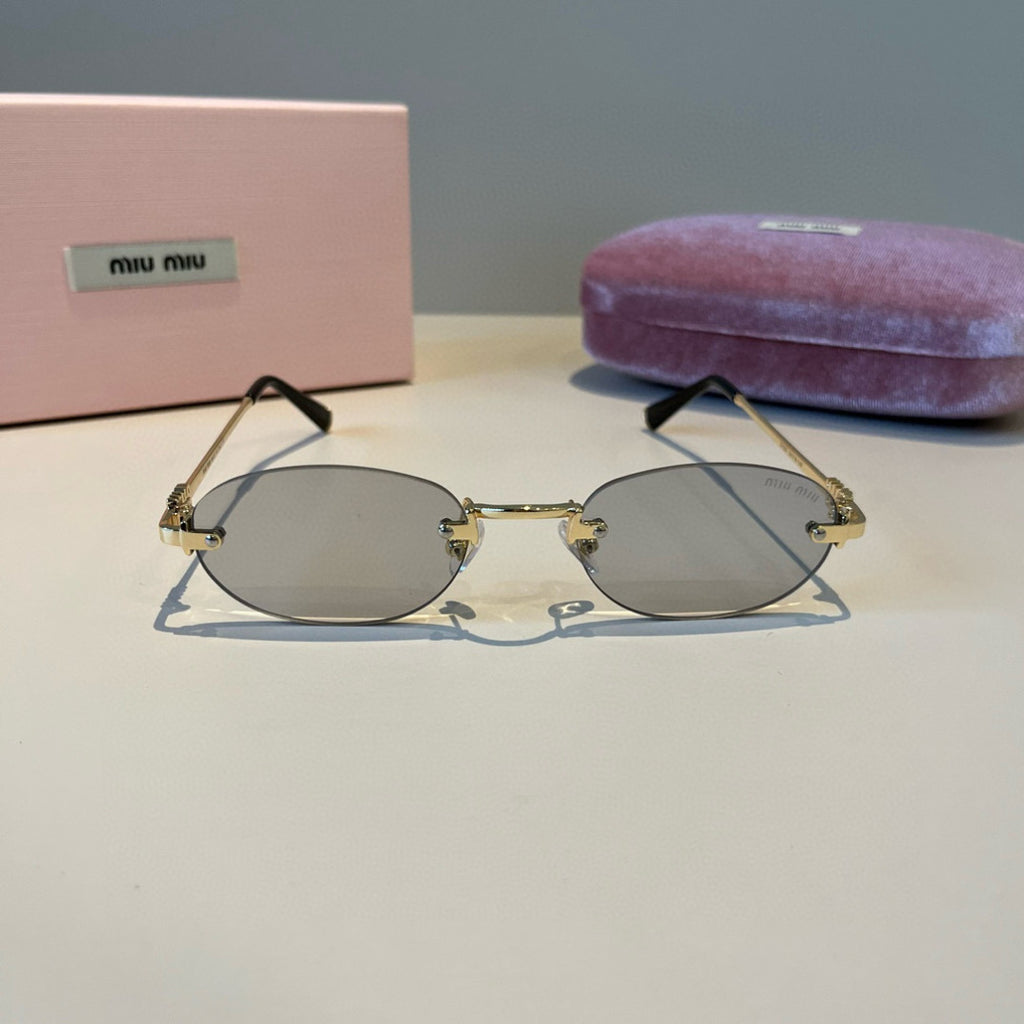 Miu Miu Fashion Silver Lens Sunglasses for Men & Women - 416240 - detail image 2