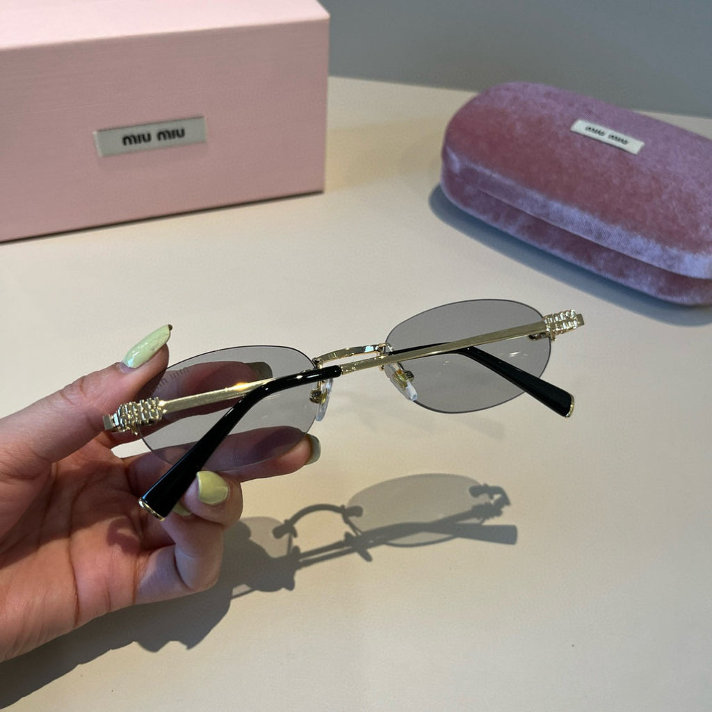 Miu Miu Fashion Silver Lens Sunglasses for Men & Women - 416240 - detail image 7