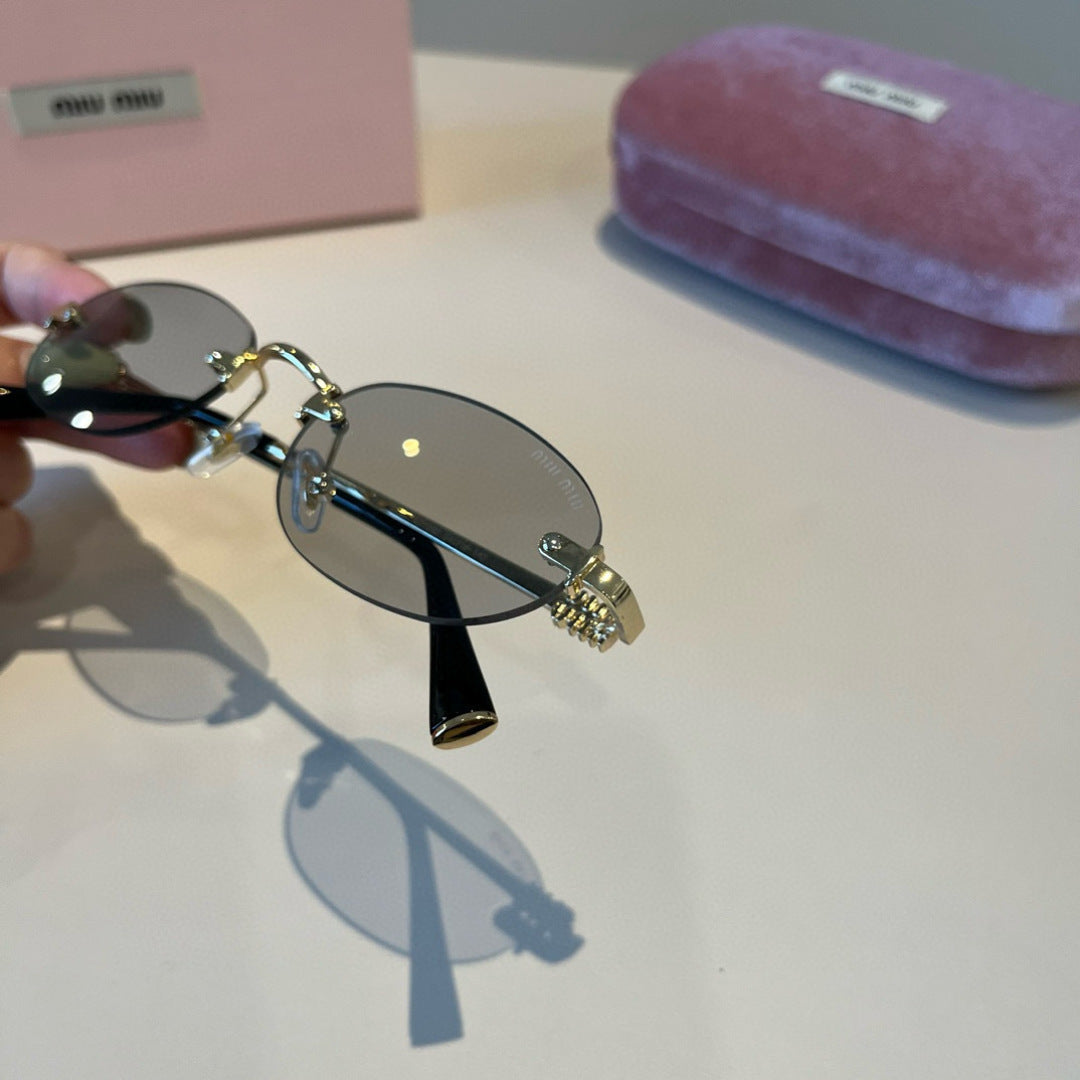 Miu Miu Fashion Silver Lens Sunglasses for Men & Women - 416240 - detail image 8