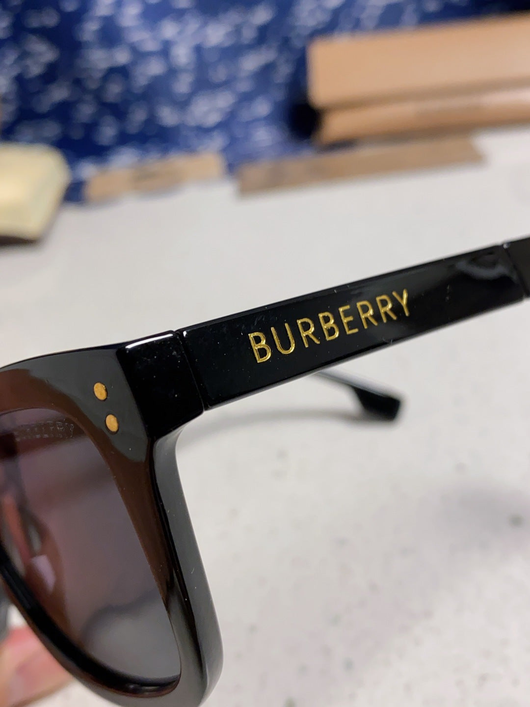 Burberry Folding Fashion Gray Lens Sunglasses for Men & Women - 432415 - detail image 7