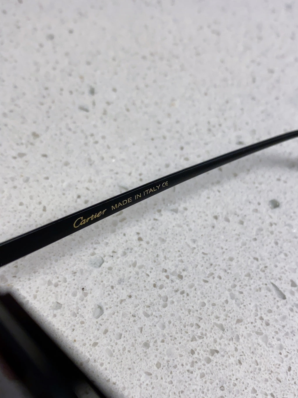 Cartier Metal Round Black Lens Sunglasses for Men & Women - 358540 - detail image 8